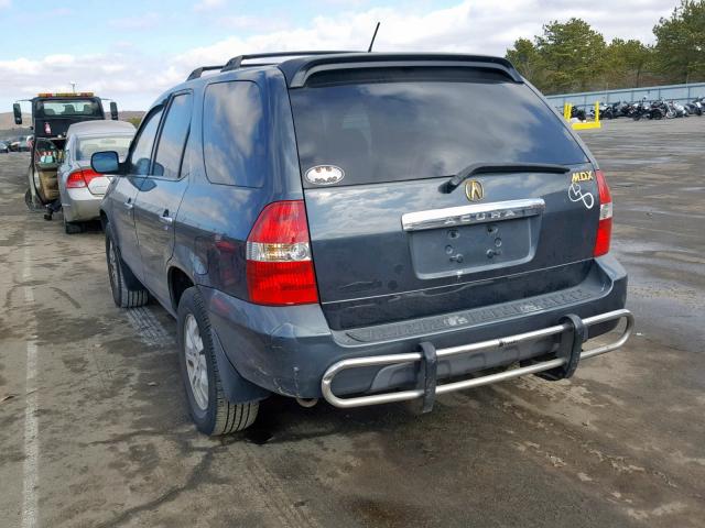 2HNYD18643H521271 - 2003 ACURA MDX TOURIN GRAY photo 3