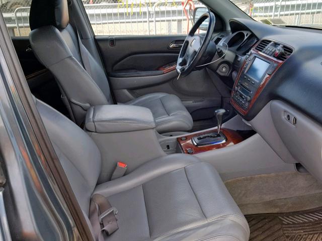 2HNYD18643H521271 - 2003 ACURA MDX TOURIN GRAY photo 5