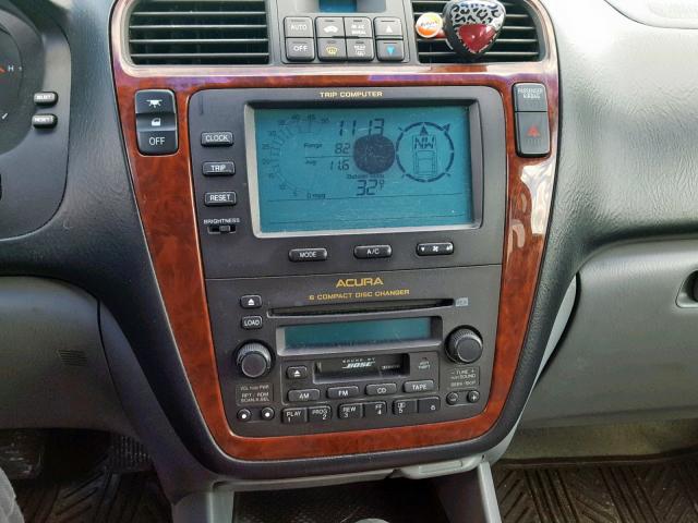 2HNYD18643H521271 - 2003 ACURA MDX TOURIN GRAY photo 9