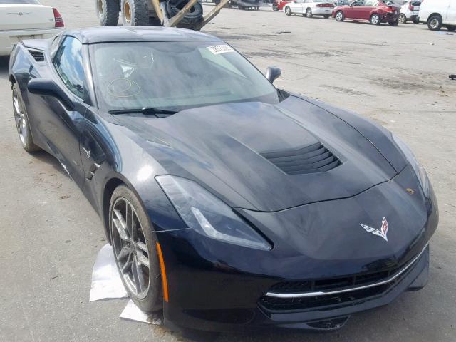 1G1YG2D73E5113977 - 2014 CHEVROLET CORVETTE S BLACK photo 1