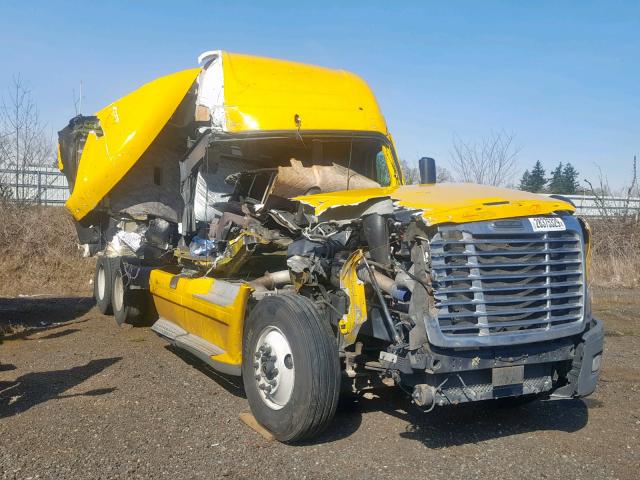 1FUJGLDR9DSBU5571 - 2013 FREIGHTLINER CASCADIA 1 YELLOW photo 1