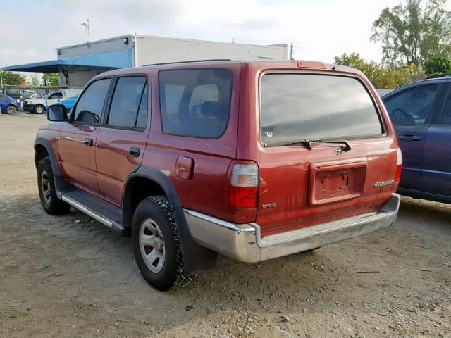 JT3GM84R6X0050460 - 1999 TOYOTA 4RUNNER RED photo 3