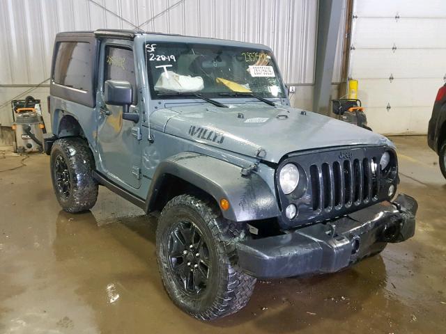 1C4AJWAG0FL622055 - 2015 JEEP WRANGLER S Grafit foto 1