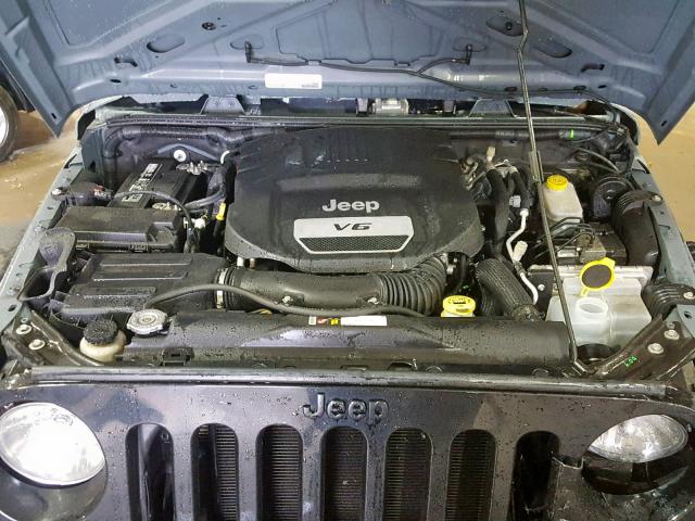 1C4AJWAG0FL622055 - 2015 JEEP WRANGLER S Grafit foto 7
