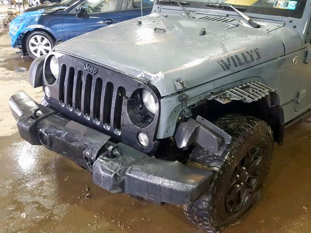 1C4AJWAG0FL622055 - 2015 JEEP WRANGLER S Grafit foto 9
