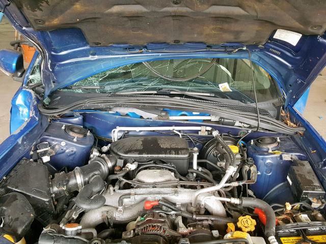 JF1SG66618H710630 - 2008 SUBARU FORESTER S BLUE photo 7