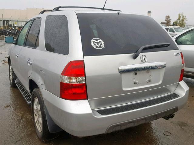 2HNYD18683H509964 - 2003 ACURA MDX TOURIN SILVER photo 3