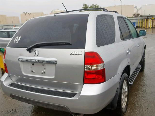 2HNYD18683H509964 - 2003 ACURA MDX TOURIN SILVER photo 4