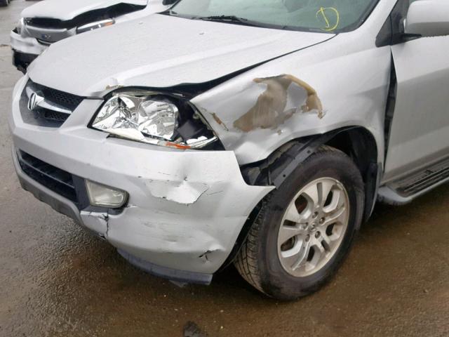 2HNYD18683H509964 - 2003 ACURA MDX TOURIN SILVER photo 9