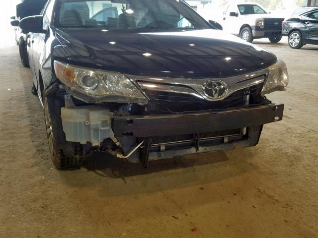4T4BF1FK8CR260165 - 2012 TOYOTA CAMRY BASE BLACK photo 10