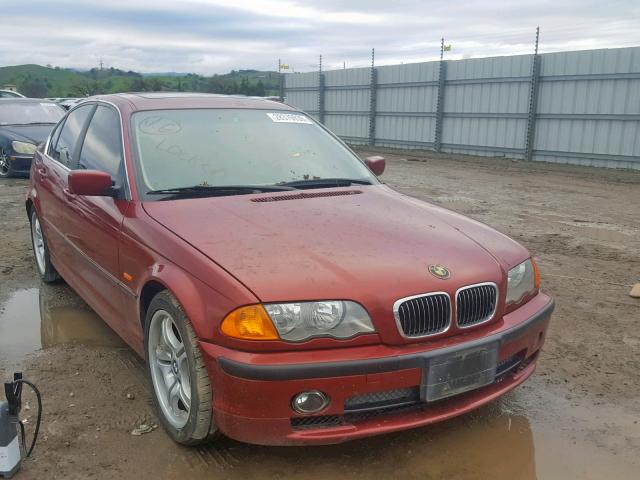 WBAAV53401FJ67259 - 2001 BMW 330 I RED photo 1