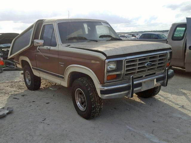 1FMDU15N2GLA09349 - 1986 FORD BRONCO U10 BROWN photo 1