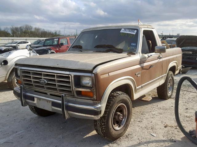 1FMDU15N2GLA09349 - 1986 FORD BRONCO U10 BROWN photo 2