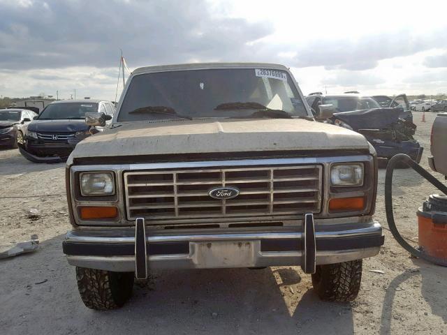 1FMDU15N2GLA09349 - 1986 FORD BRONCO U10 BROWN photo 9