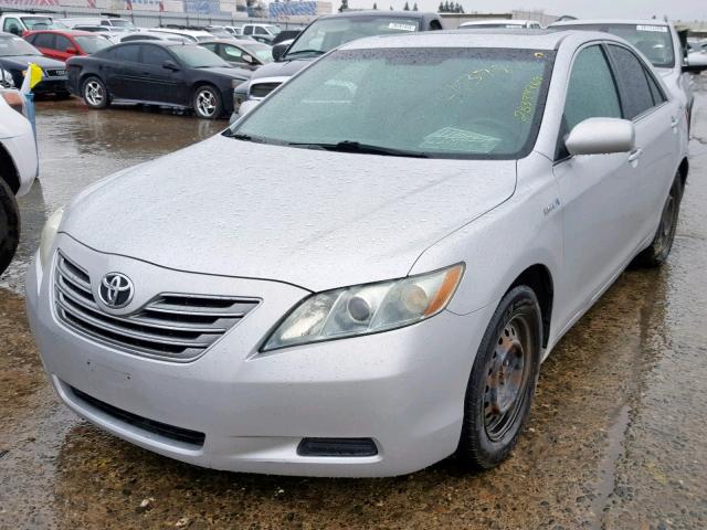 4T1BB46K38U034890 - 2008 TOYOTA CAMRY HYBR SILVER photo 2