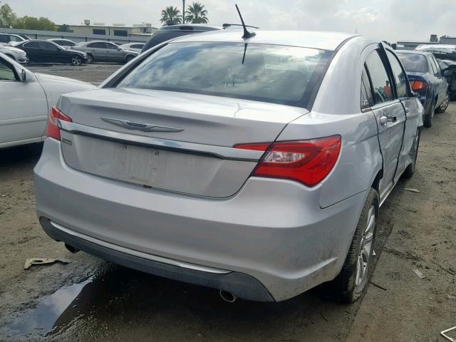 1C3CCBBG6CN272302 - 2012 CHRYSLER 200 TOURIN SILVER photo 4