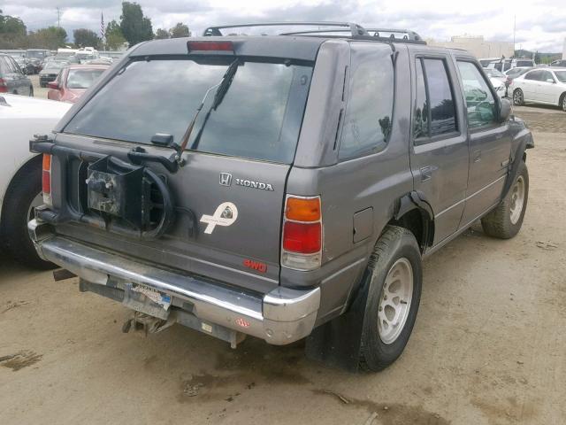 4S6CY58V9R4403731 - 1994 HONDA PASSPORT E GRAY photo 4