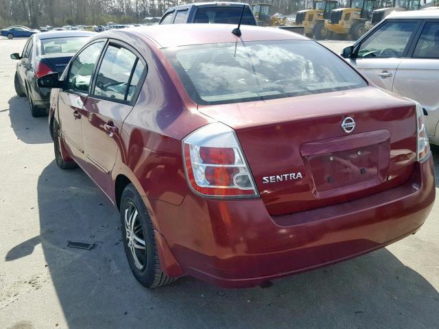 3N1AB61E98L670448 - 2008 NISSAN SENTRA 2.0 RED photo 3