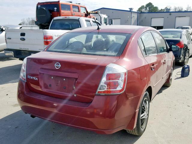 3N1AB61E98L670448 - 2008 NISSAN SENTRA 2.0 RED photo 4