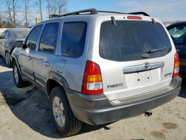 4F2CZ06104KM06129 - 2004 MAZDA TRIBUTE ES SILVER photo 3