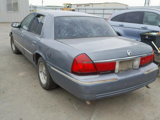 2MEFM75W3WX690386 - 1998 MERCURY GRAND MARQ GRAY photo 3