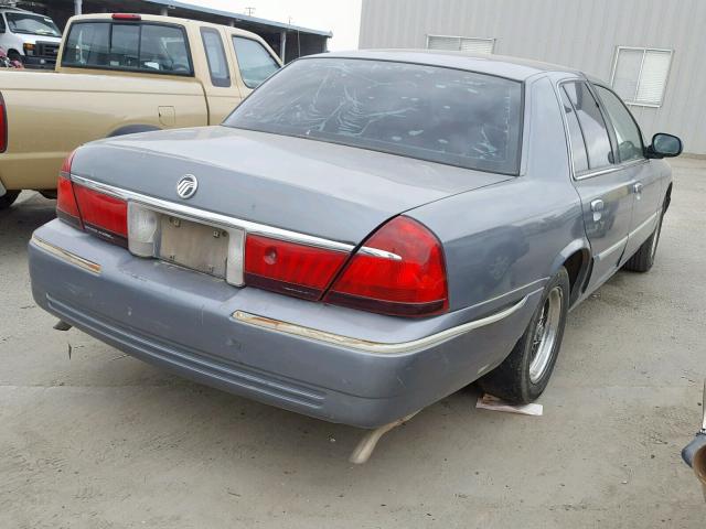 2MEFM75W3WX690386 - 1998 MERCURY GRAND MARQ GRAY photo 4