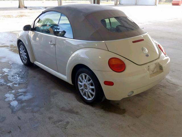 3VWCM31Y45M368884 - 2005 VOLKSWAGEN NEW BEETLE Beige Foto 3