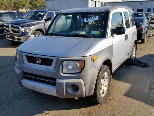 5J6YH17523L006818 - 2003 HONDA ELEMENT EX GRAY photo 2