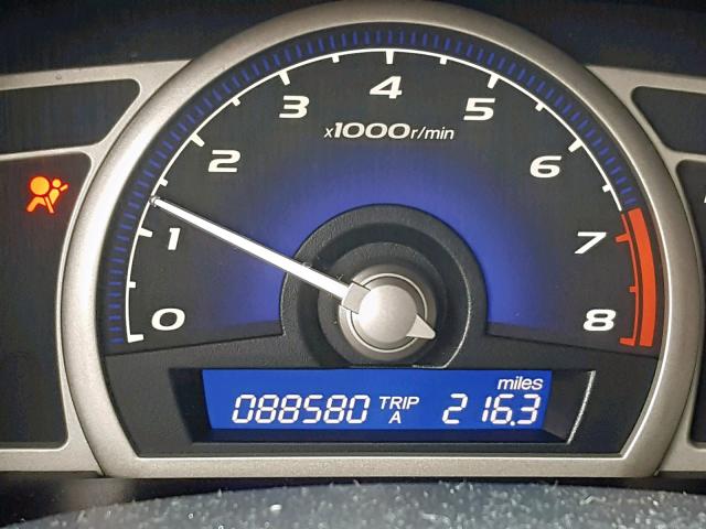 19XFA1F9XAE065630 - 2010 HONDA CIVIC EXL BLUE photo 8