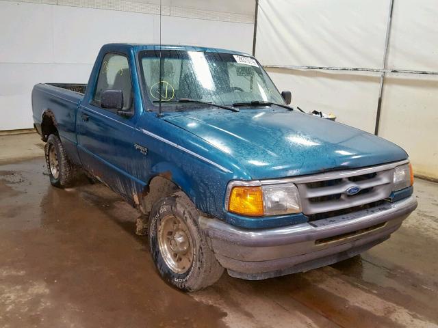 1FTCR10A1TPB10598 - 1996 FORD RANGER TEAL photo 1