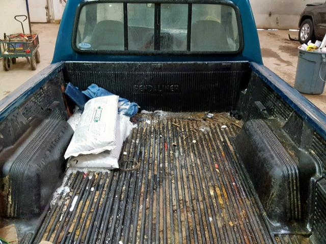 1FTCR10A1TPB10598 - 1996 FORD RANGER TEAL photo 6