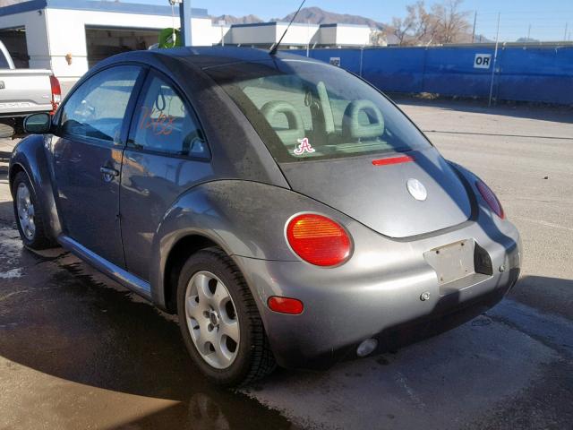 3VWCP21C92M437747 - 2002 VOLKSWAGEN NEW BEETLE Grau Foto 3