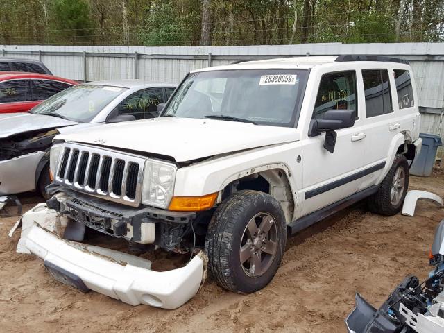 1J8HG48N58C153269 - 2008 JEEP COMMANDER WHITE photo 2