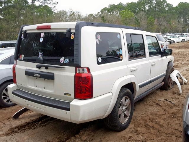 1J8HG48N58C153269 - 2008 JEEP COMMANDER WHITE photo 4