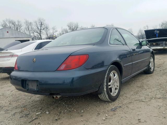 19UYA3254XL002113 - 1999 ACURA 2.3 CL GREEN photo 4