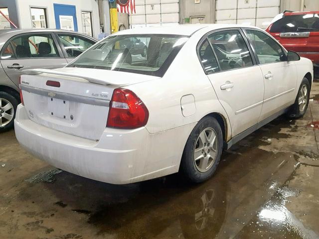1G1ZT54814F240665 - 2004 CHEVROLET MALIBU LS WHITE photo 4