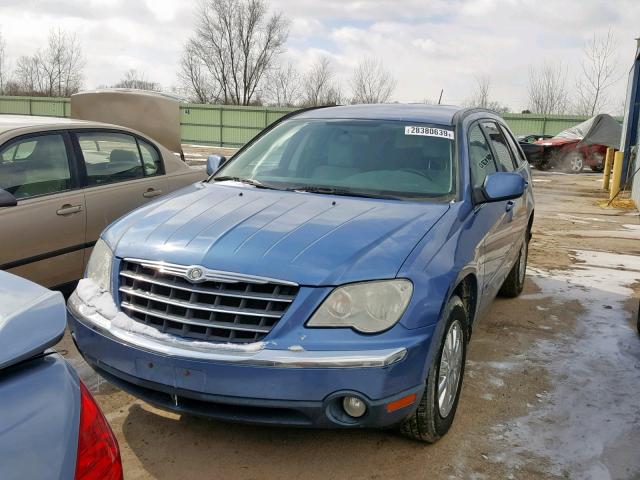 2A8GF68X67R189442 - 2007 CHRYSLER PACIFICA T BLUE photo 2