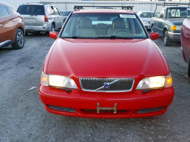 YV1LW61J1Y2646809 - 2000 VOLVO V70 BASE RED photo 9