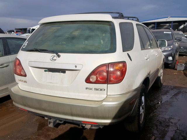 JT6HF10U4X0028847 - 1999 LEXUS RX 300 CREAM photo 4