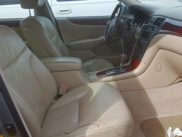 JTHBF30G230101663 - 2003 LEXUS ES 300 GRAY photo 5