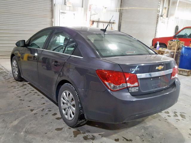 1G1PC5SH4B7141016 - 2011 CHEVROLET CRUZE LS BLUE photo 3