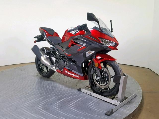 JKAEXKG14KDA22605 - 2019 KAWASAKI EX400 RED photo 2