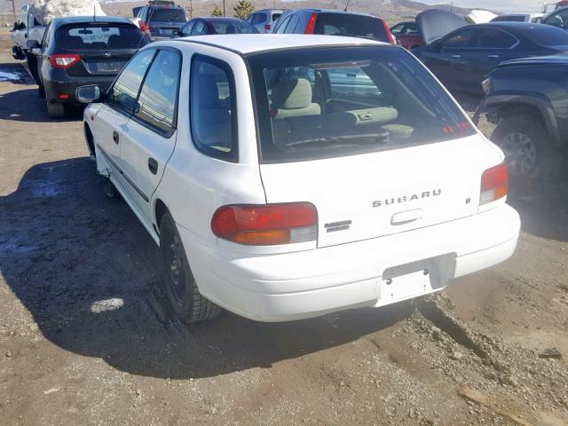 JF1GF4359YH807146 - 2000 SUBARU IMPREZA L WHITE photo 3