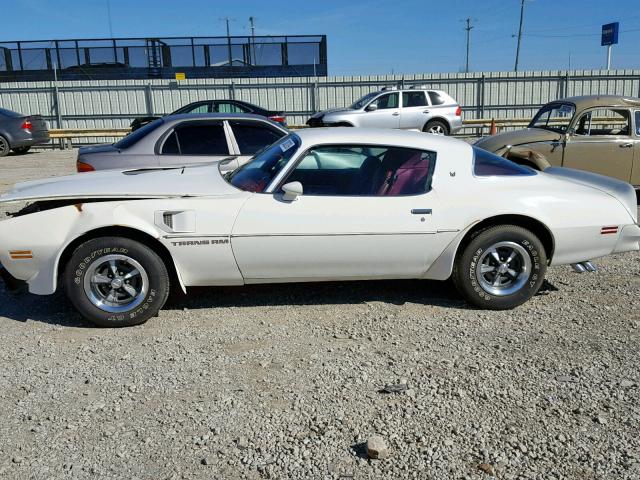 2W87Z8N176326 - 1978 PONTIAC TRANSAM WHITE photo 9