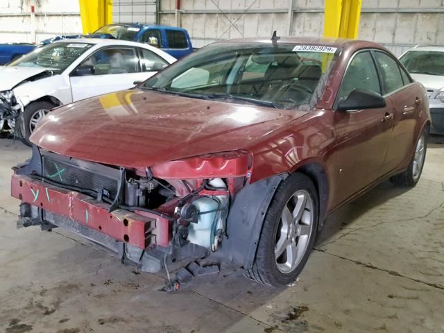 1G2ZH57NX94103130 - 2009 PONTIAC G6 GT RED photo 2