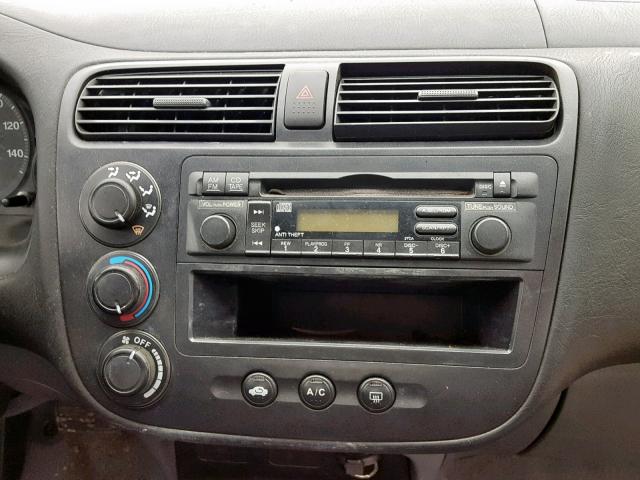 1HGES16375L018199 - 2005 HONDA CIVIC DX V SILVER photo 9