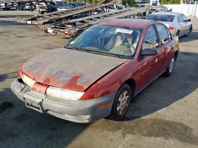 1G8ZH5281WZ133767 - 1998 SATURN SL1 BURGUNDY photo 2