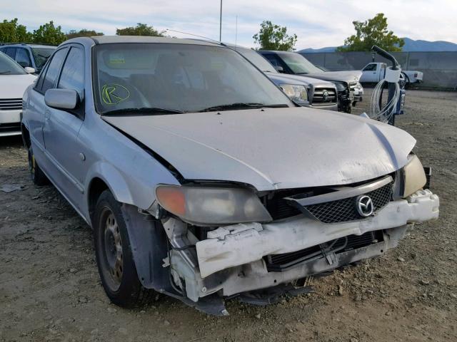 JM1BJ225821603852 - 2002 MAZDA PROTEGE DX SILVER photo 1