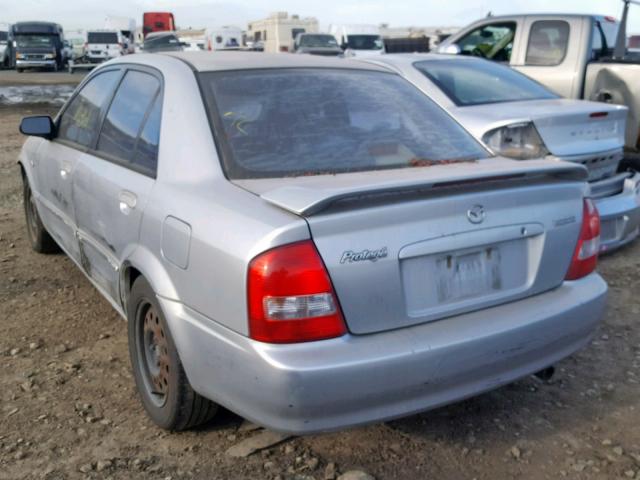 JM1BJ225821603852 - 2002 MAZDA PROTEGE DX SILVER photo 3