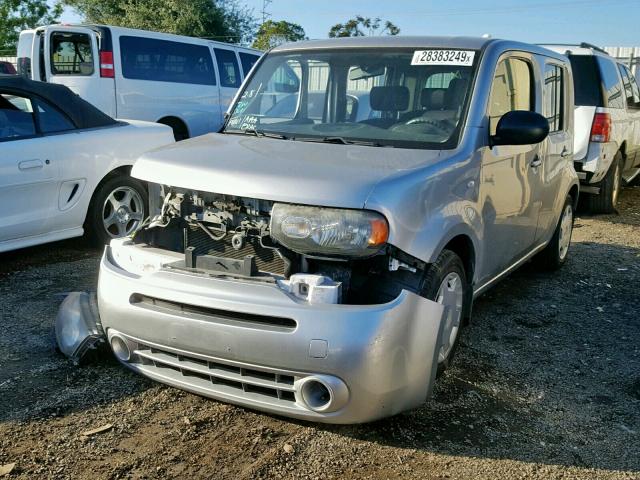 JN8AZ2KR4AT153809 - 2010 NISSAN CUBE BASE GRAY photo 2